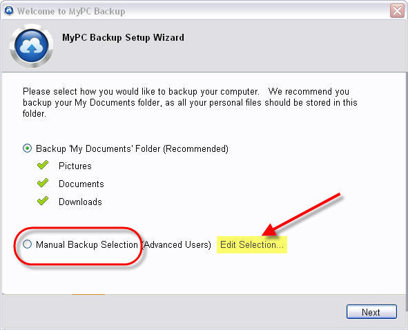 mypcbackup-default-backup-selections