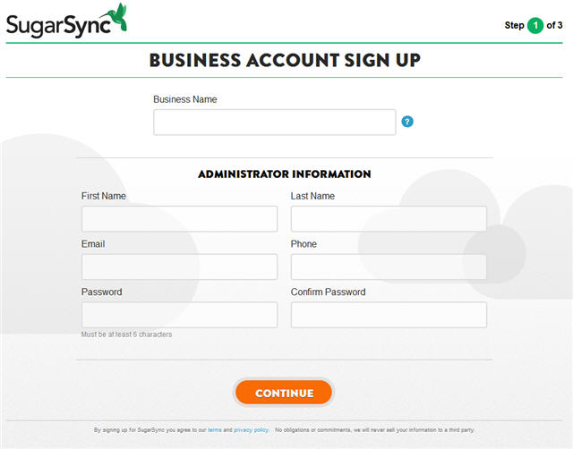 sugarsync-business-account-signup