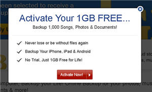 activate your 1gb free backup account at mypcbackup